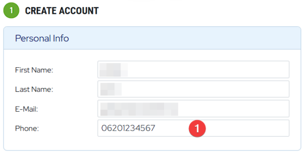 LiveGood - Regisztráció személyes adatai